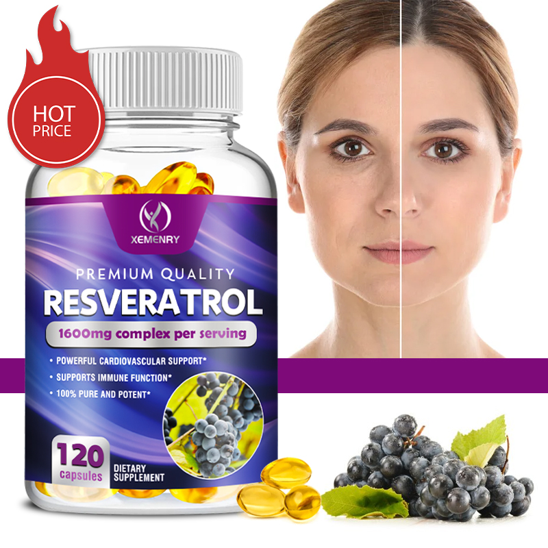 Resveratrol Capsule Anti Aging - Capsule di resveratrolo: supportano il cuore,