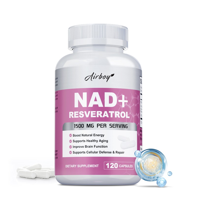 Resveratrol Capsule Anti Aging - NAD + Resveratrolo - Supporta la