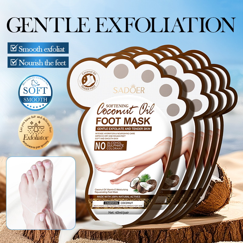 Mct Oil Coconut - SADOER Maschera per i piedi al