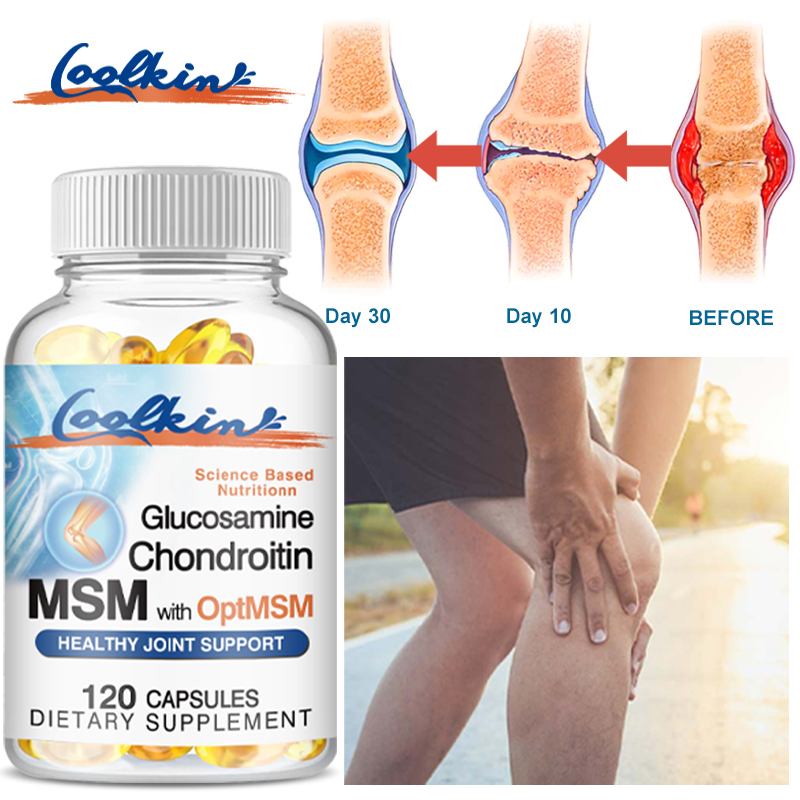 Glucosamine Chondroitin Joint - Glucosamina Condroitina MSM - Migliora l'assorbimento,