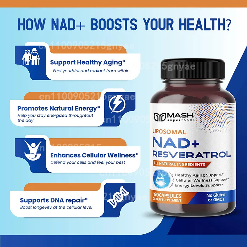 Integratore NAD+ da 900 mg: Ni - Resveratrol Capsule Anti Aging recensione e prezzo