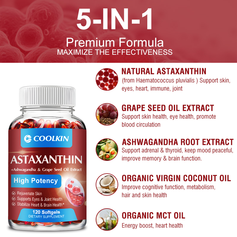 Integratore di astaxantina con - Mct Oil Coconut recensione e prezzo