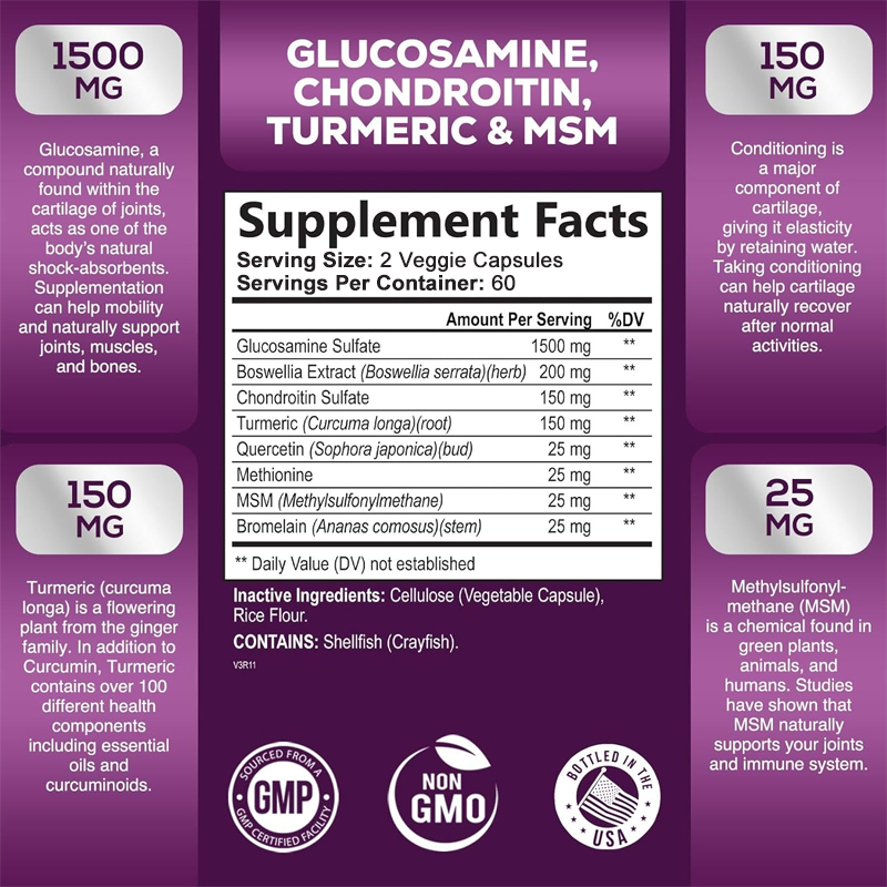 Complesso di glucosamina e con - Glucosamine Chondroitin Joint recensione e prezzo