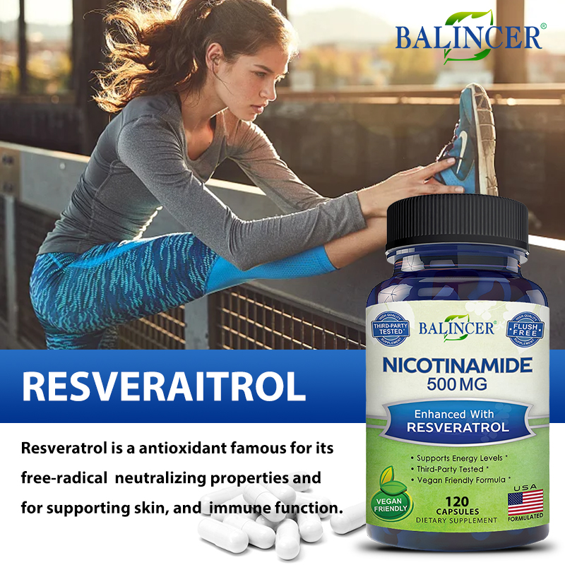 Nicotinamide con Resveratrolo  - Resveratrol Capsule Anti Aging recensione e prezzo