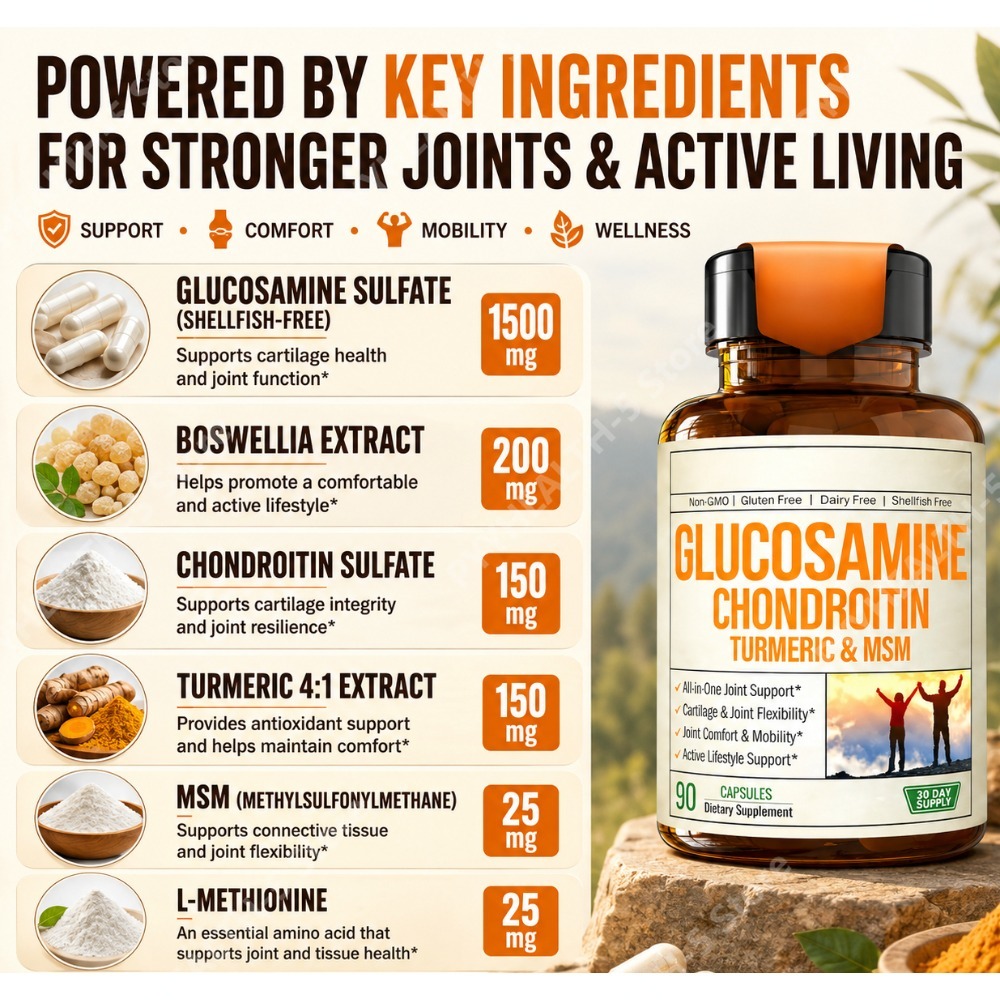 Capsule di Glucosamina, Condro - Glucosamine Chondroitin Joint recensione e prezzo