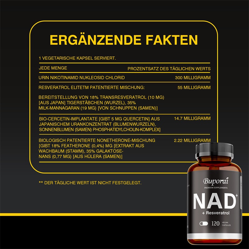 Integratori NAD+ - Anti-invecc - Resveratrol Capsule Anti Aging recensione e prezzo