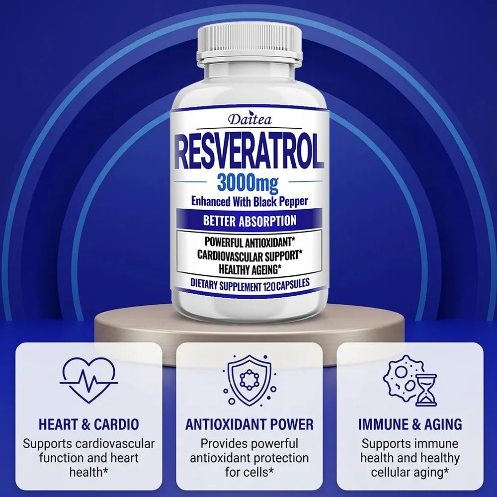 Capsule di Resveratrolo - Inte - Resveratrol Capsule Anti Aging recensione e prezzo