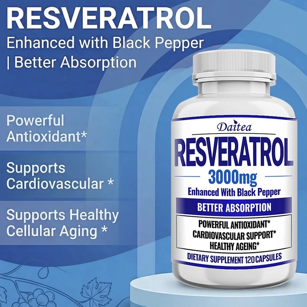 Capsule di Resveratrolo - Inte - Resveratrol Capsule Anti Aging recensione e prezzo