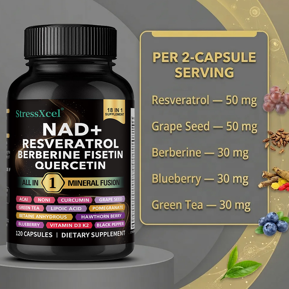 Integratore NAD+ con Resveratr - Resveratrol Capsule Anti Aging recensione e prezzo