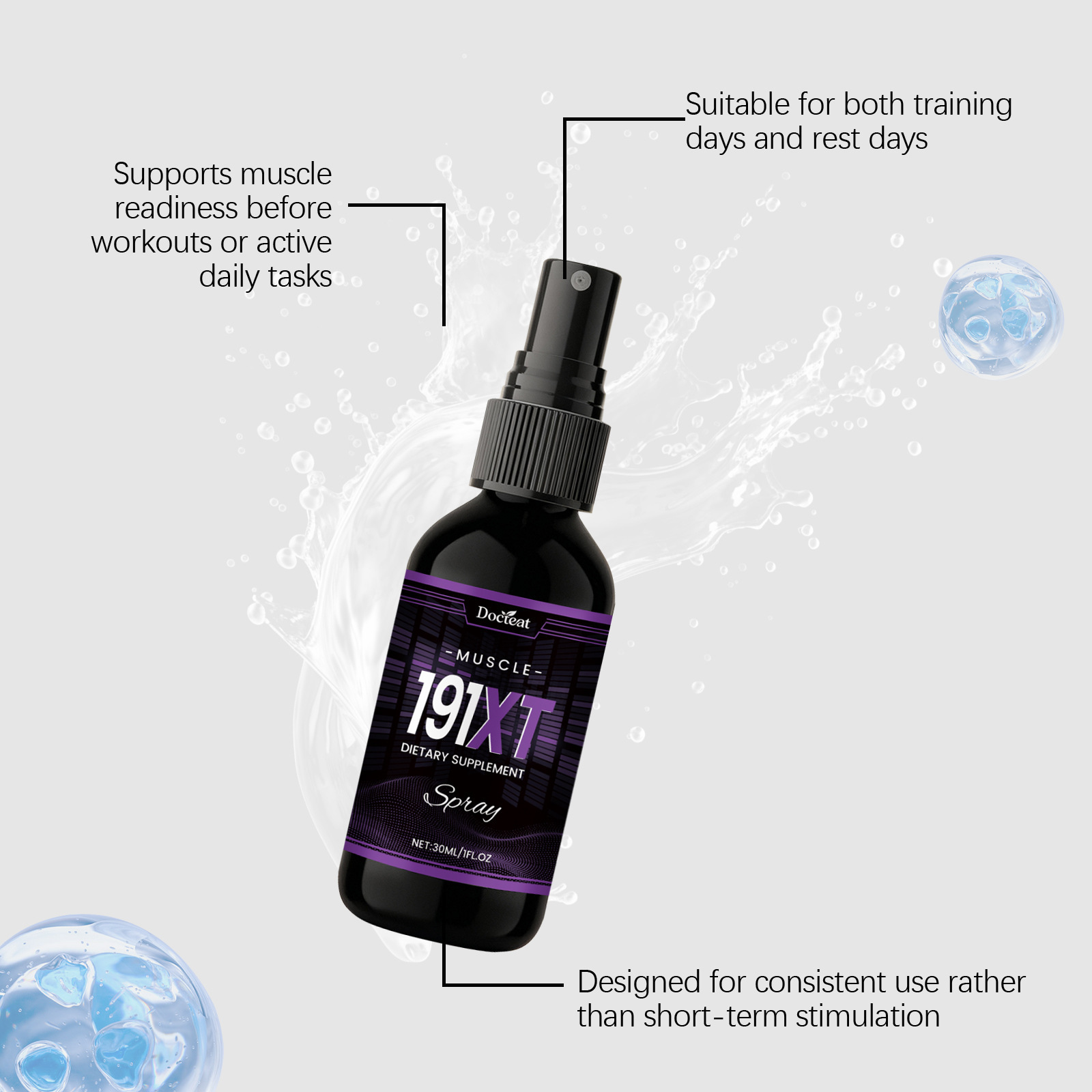 Spray per la Crescita Muscolar - Nutrition Physical Fitness recensione e prezzo