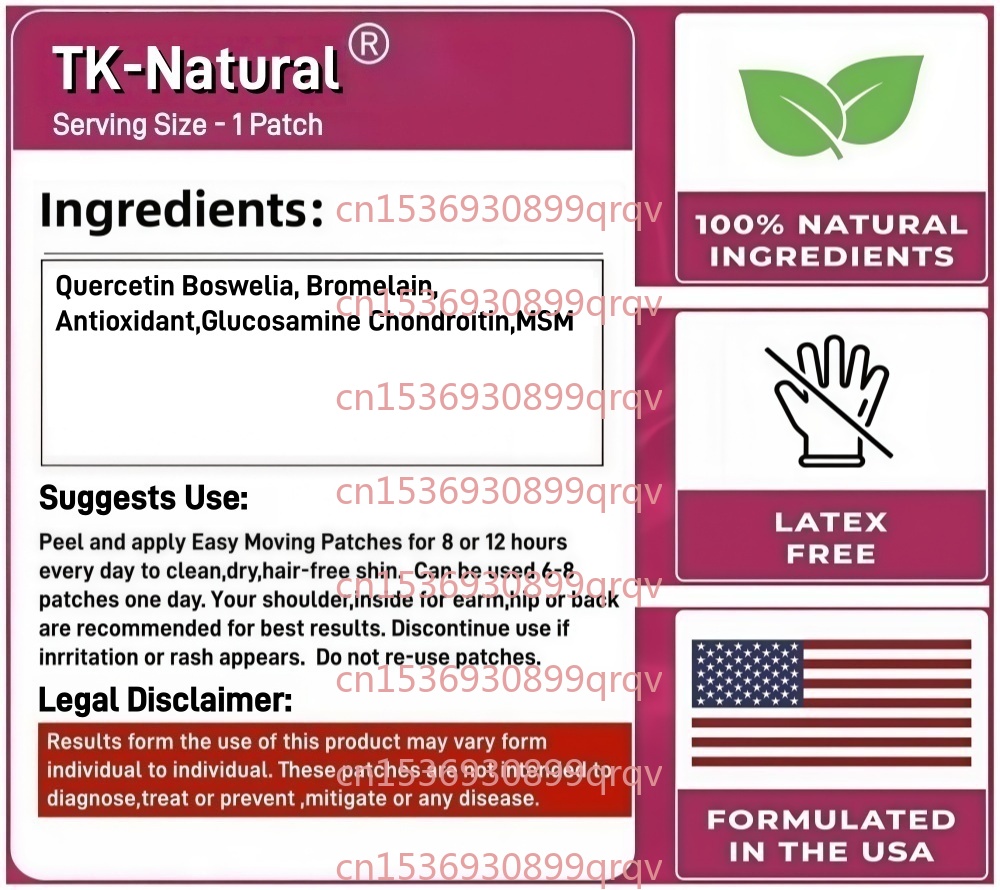 30 Cerotti Transdermici di Glu - Glucosamine Chondroitin Joint recensione e prezzo