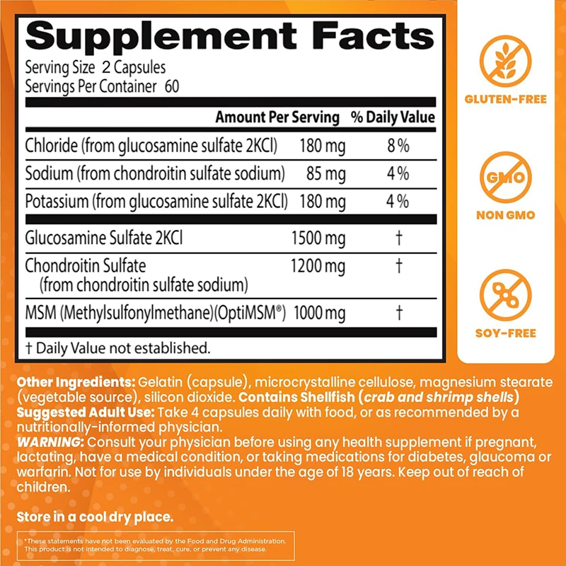 Glucosamina Condroitina MSM -  - Glucosamine Chondroitin Joint recensione e prezzo